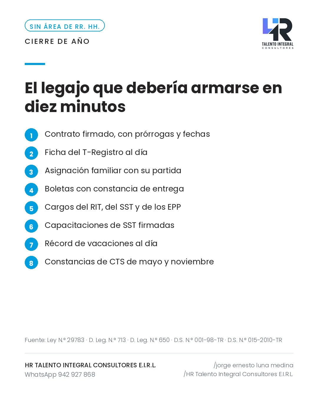 Pieza de Criterio HRTIC: El legajo en una empresa sin área de RR. HH.