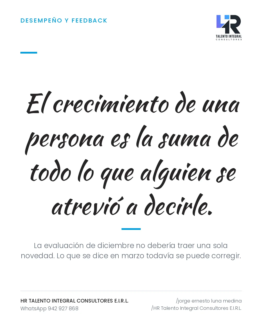 Pieza de Criterio HRTIC: Retroalimentación: el problema no es la nota, es la fecha
