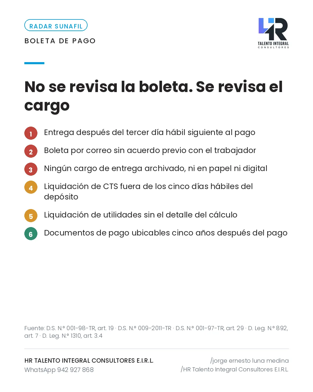 Pieza de Criterio HRTIC: Boleta de pago: lo que se discute es la fecha y el cargo