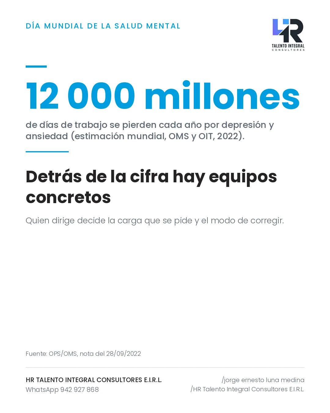 Pieza de Criterio HRTIC: 12 000 millones de días de trabajo perdidos: detrás hay equipos concretos