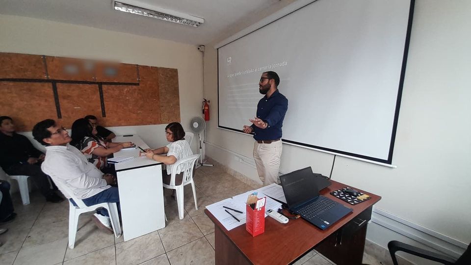 Cierre de una jornada de capacitación